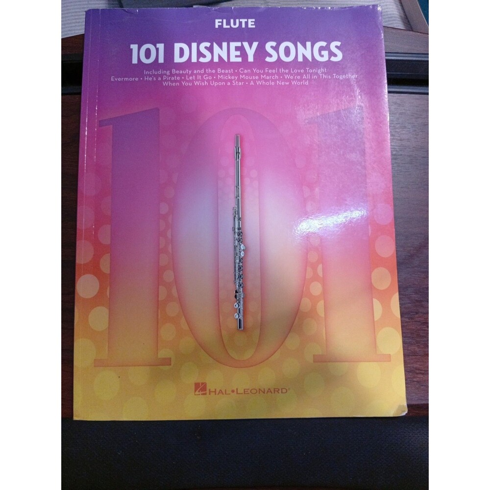 101 Disney Songs: for Flute - Paperback By Hal Leonard Corp - GOOD